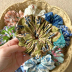Block Printed Scrunchie