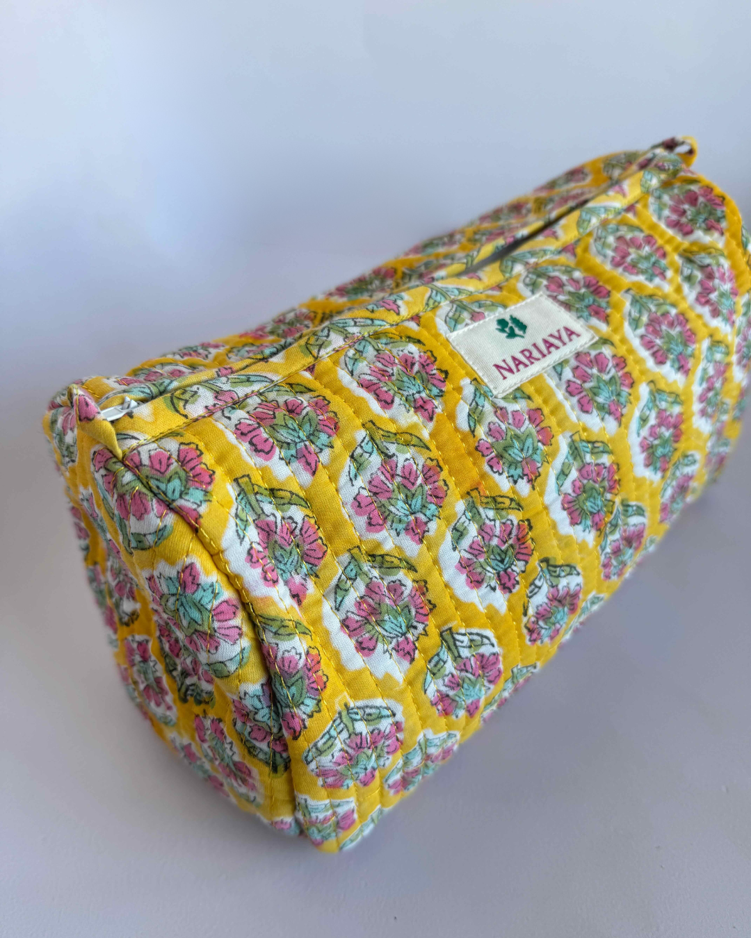 Bloc Printed Cotton Wash Bags