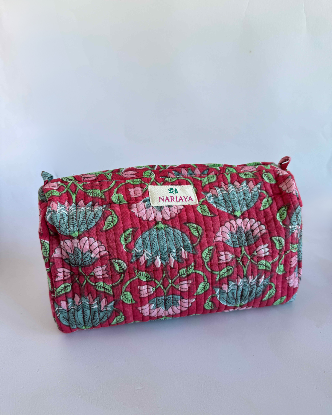 Bloc Printed Cotton Wash Bags