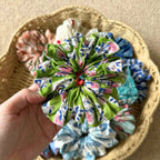 Block Printed Scrunchie