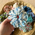 Block Printed Scrunchie