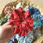 Block Printed Scrunchie