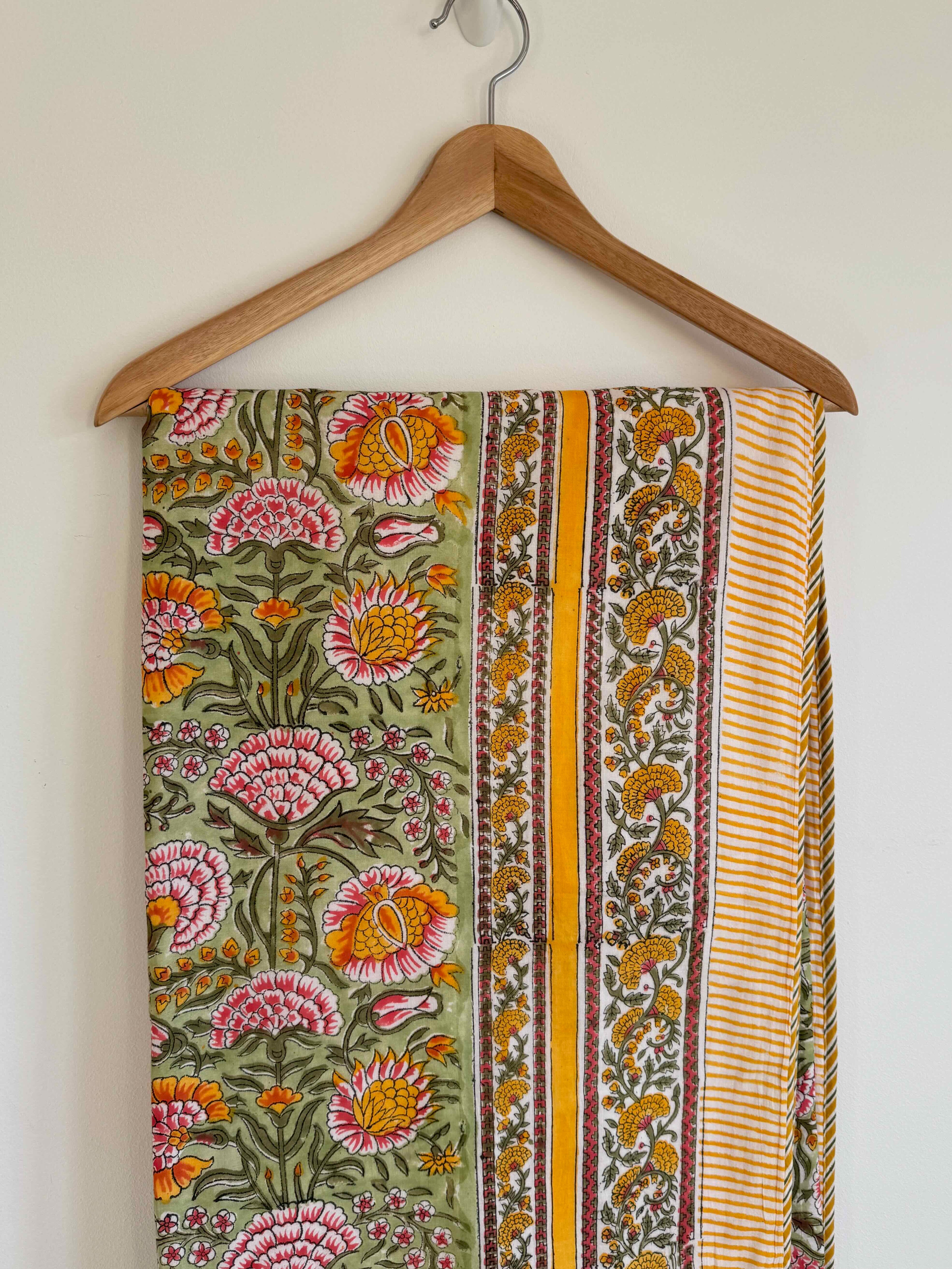 Amber Garden Cotton Quilt - 170 x 220cm