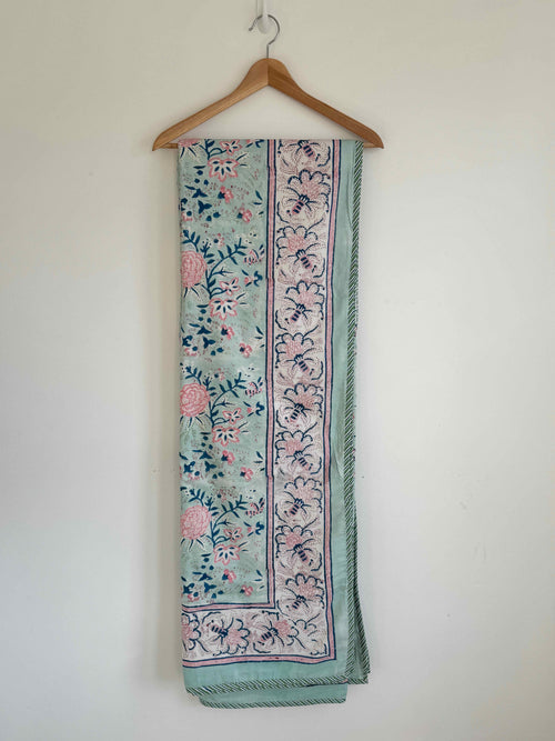 Blush Garden Lightweight Cotton Quilt - Double Bed Size