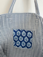 Cobalt Blue Quilted Tote Bag