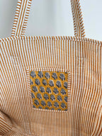 Honey Gold Quilted Tote Bag