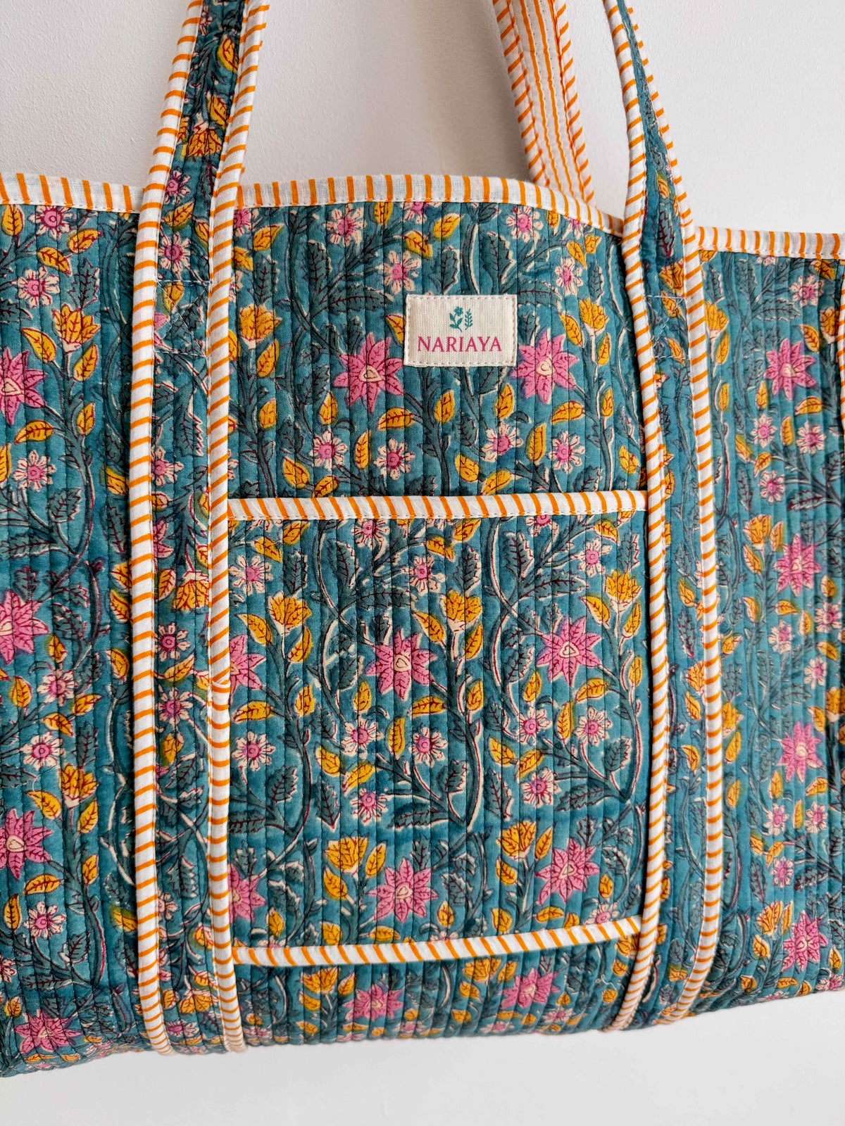 Secret Garden Quilted Tote Bag
