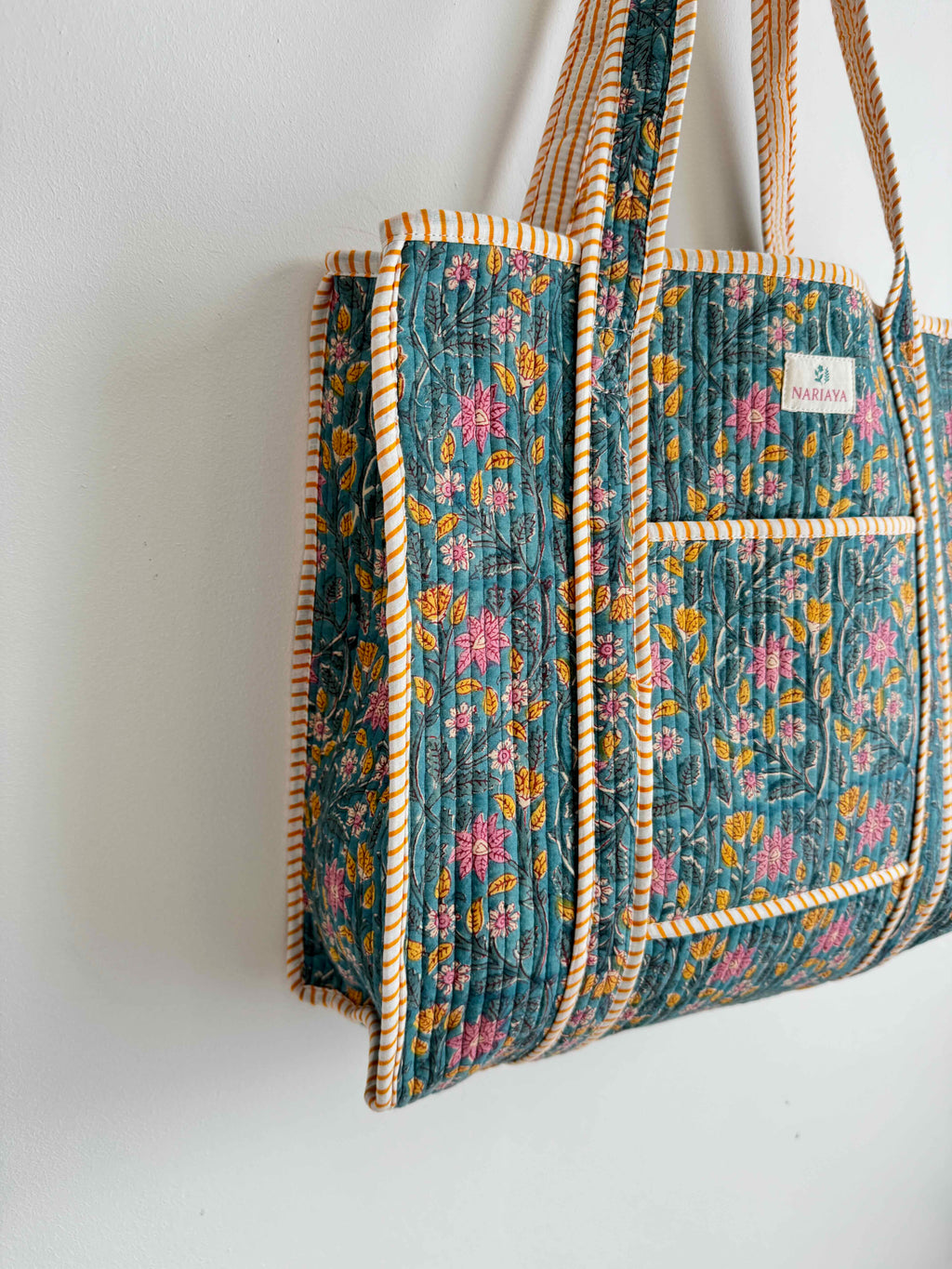 Secret Garden Quilted Tote Bag
