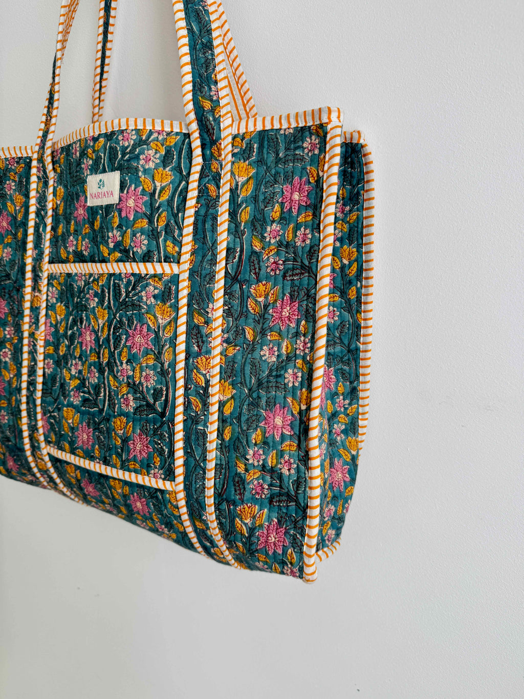 Secret Garden Quilted Tote Bag