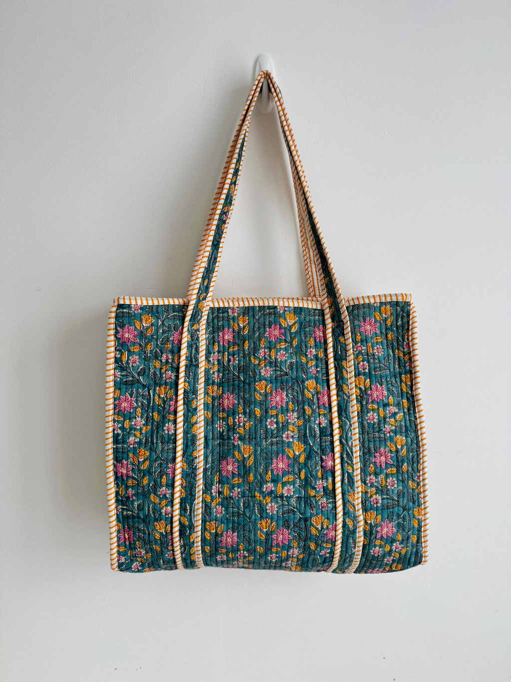 Secret Garden Quilted Tote Bag