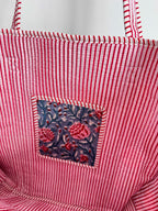 Wild Blue Quilted Tote Bag