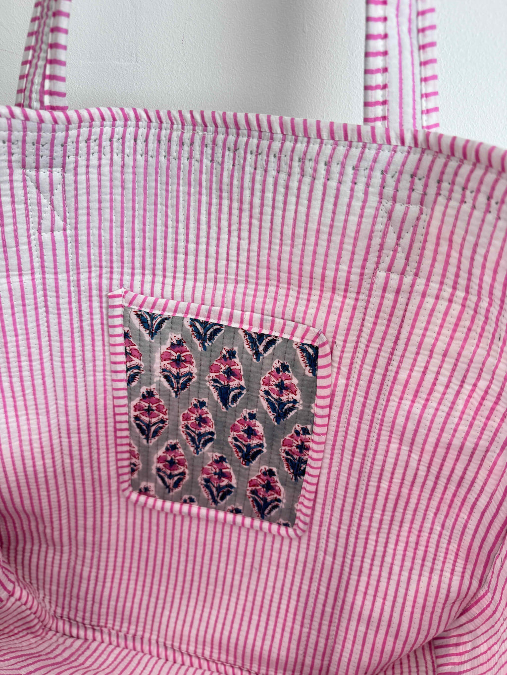 Seaglass Quilted Tote Bag