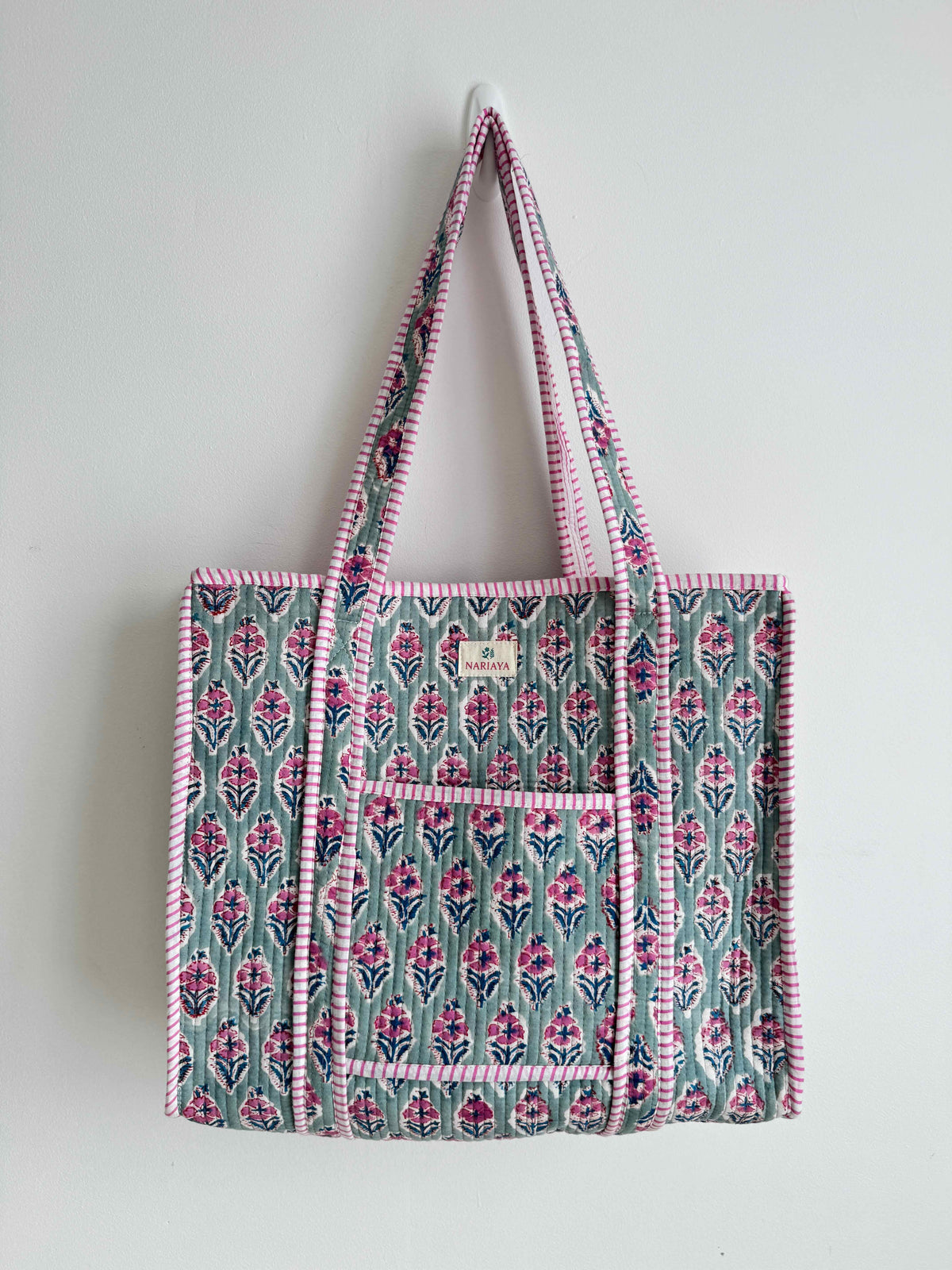 Seaglass Quilted Tote Bag