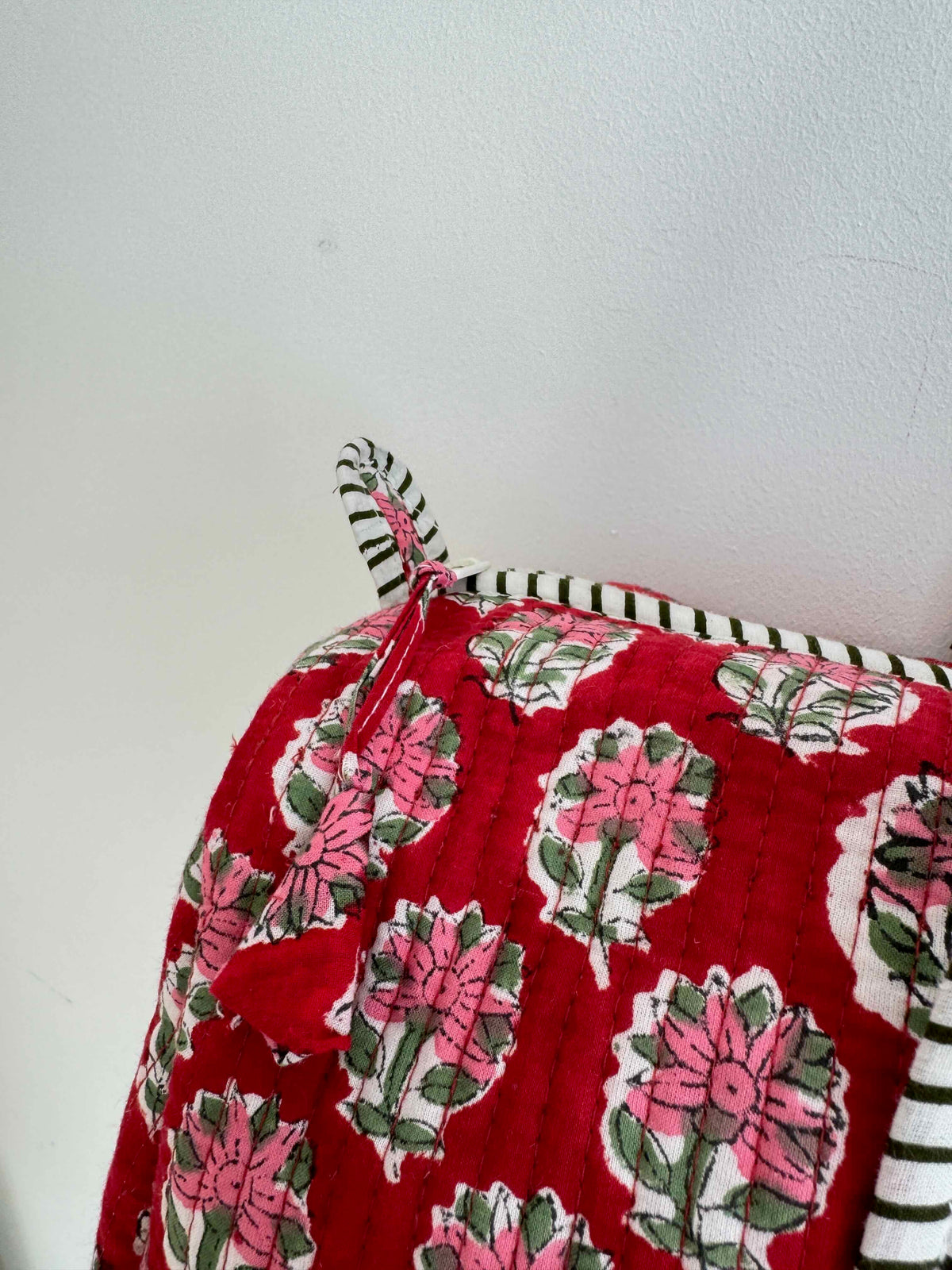 Winter Berry Quilted Duffle Bag
