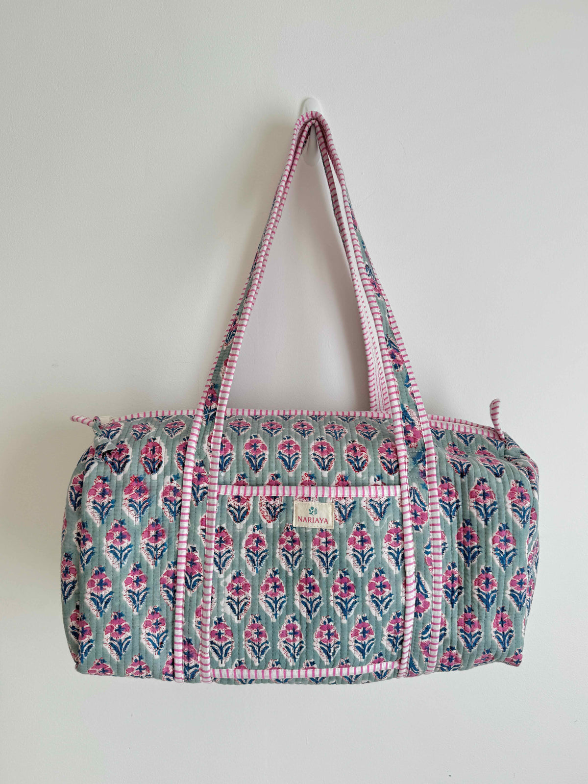 Seaglass Quilted Duffle Bag