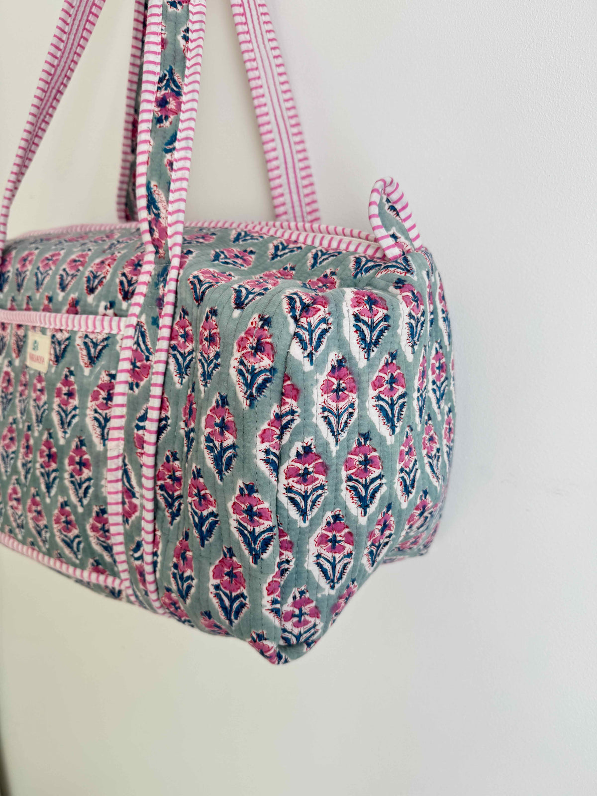 Seaglass Quilted Duffle Bag