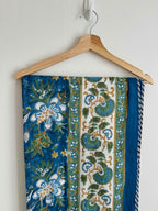 Midnight Garden Lightweight Cotton Quilt - Double Bed Size