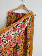 Honey Garden Lightweight Cotton Quilt - King Bed Size