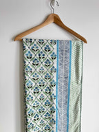 Blue Bloom Cotton Quilt - Double Bed Size