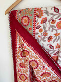 Ruby Vine Cotton Throw - Double Bed Size