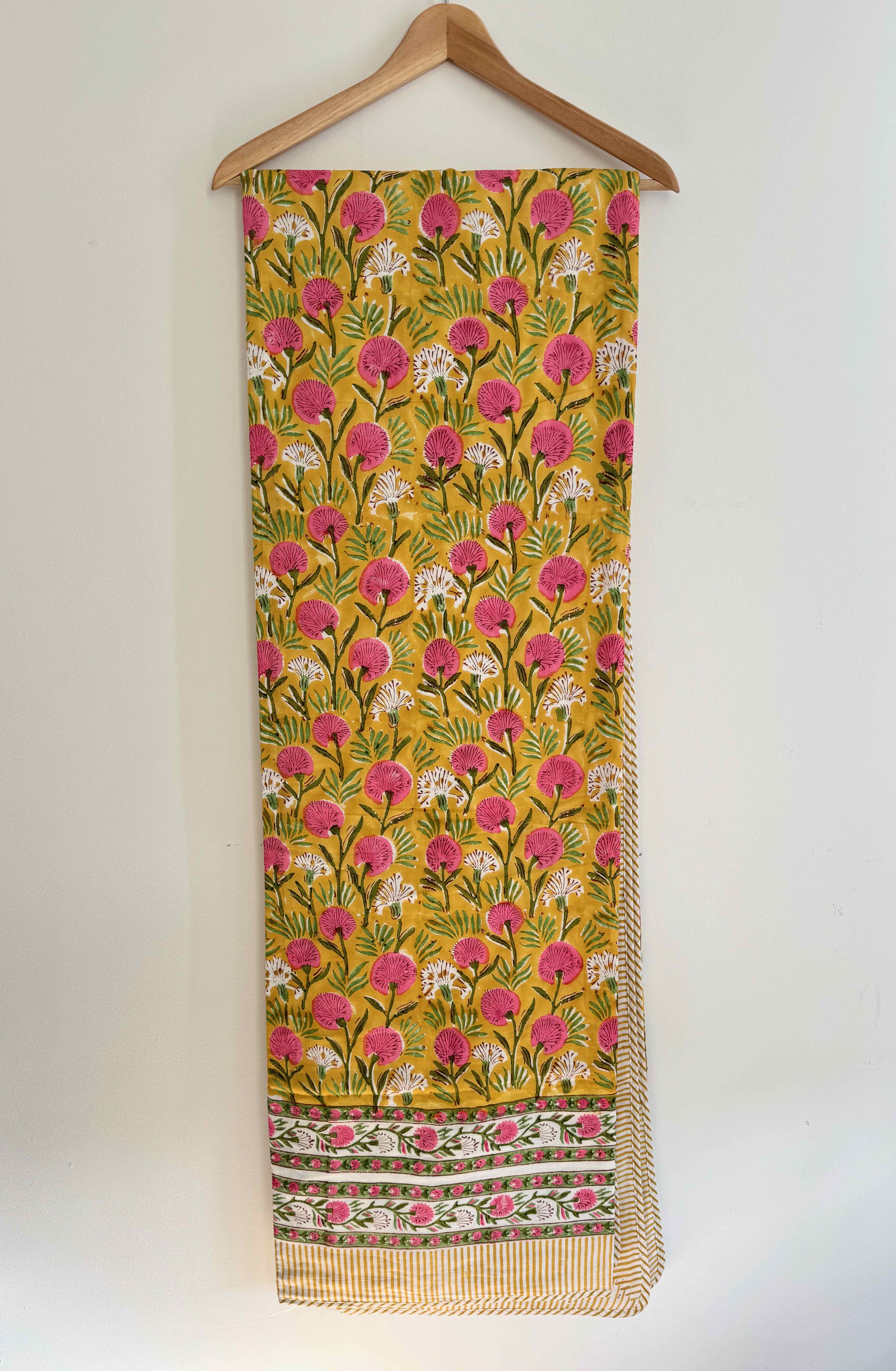 Sun Meadow Cotton Quilt - 170 x 220cm