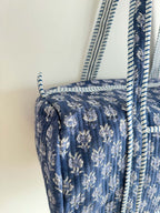 Midnight Quilted Duffle Bag
