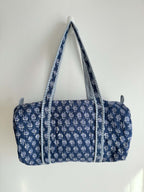Midnight Quilted Duffle Bag