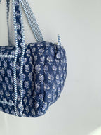 Midnight Quilted Duffle Bag